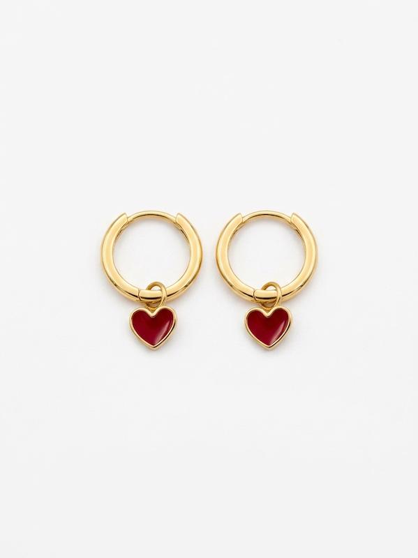 گوشواره طلا ۱۸ عیار گوشواره بچگونه گالری طلای رز