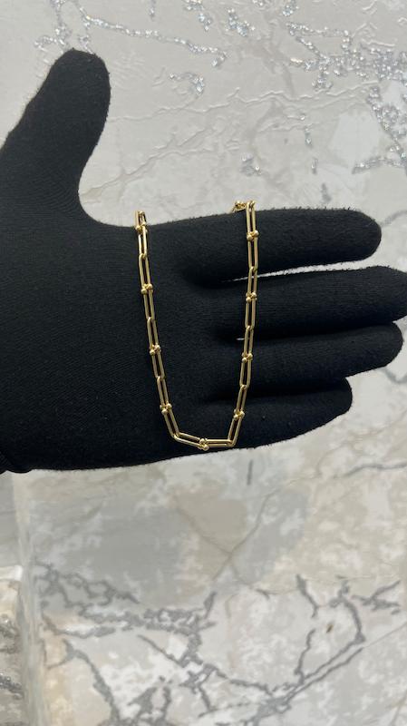 گردنبند زنانه طلا ۱۸ عیار گردنبند تیفانی غزل گالری