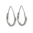 گوشواره طلا ۱۸ عیار گوشواره حلقه ای بدون اجرت گالری طلای رز