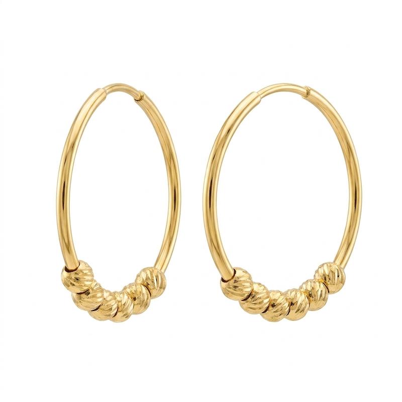 گوشواره زنانه طلا ۱۸ عیار گوشواره دوریکا طلای همتا