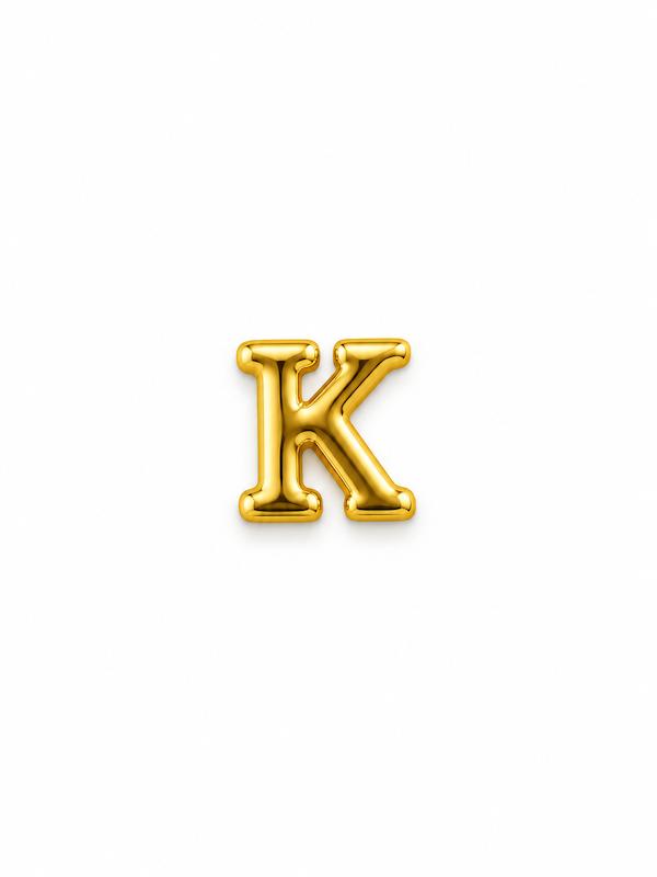 آویز زنانه طلا ۱۸ عیار آویز K تیما گلد گالری