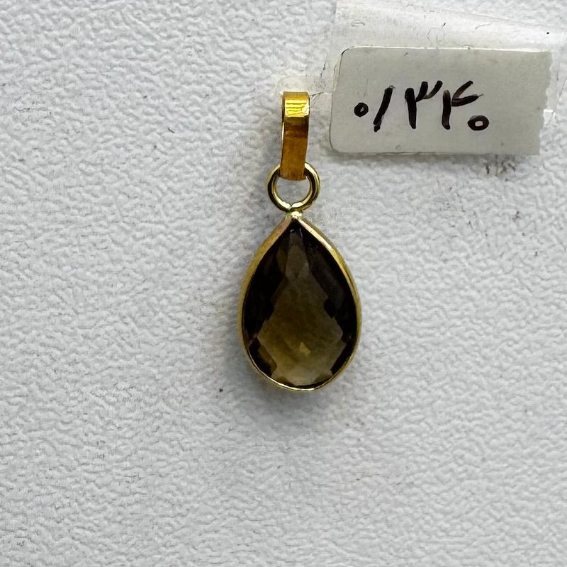 آویز طلا ۱۸ عیار اشک گالری طلای بهروان