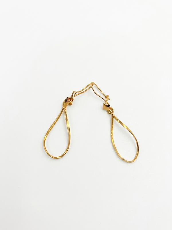 گوشواره طلا ۱۸ عیار گوشواره بدون اجرت گالری طلای رز