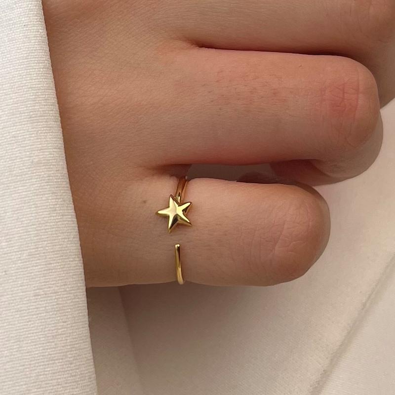 انگشتر طلا ۱۸ عیار مینیمال چاو کد 209 مندی گلد