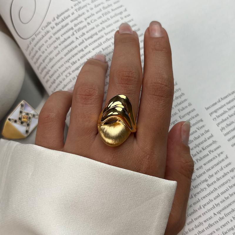 انگشتر طلا ۱۸ عیار کارن کد  33 مندی گلد