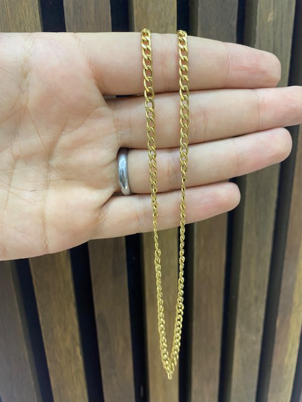 گردنبند طلا ۱۸ عیار گردنبند بدون اجرت کارتیه طلای حسامی
