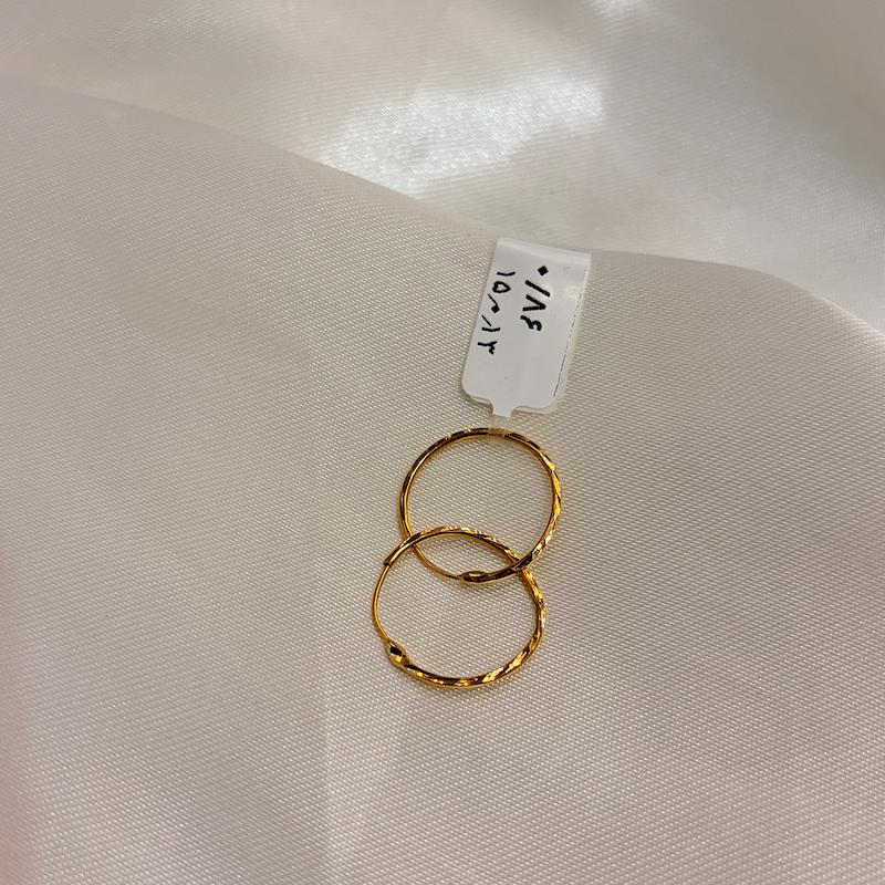 گوشواره طلا ۱۸ عیار گوشواره بدون اجرت گالری طلای رز