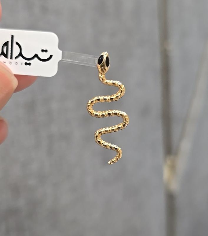زنانه طلا ۱۸ عیار طرح مار طلای 18 عیار گالری طلا تیدامد