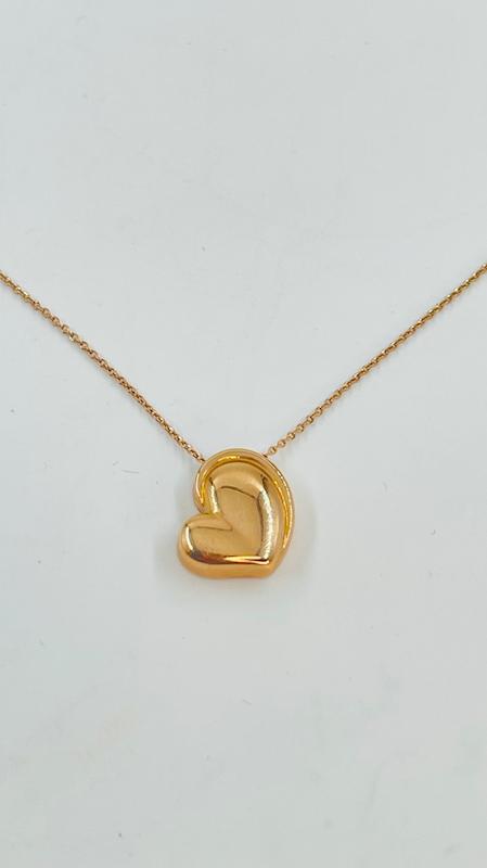 گردنبند زنانه طلا ۱۸ عیار گردبند قلب گالری طلا و جواهر زن روز