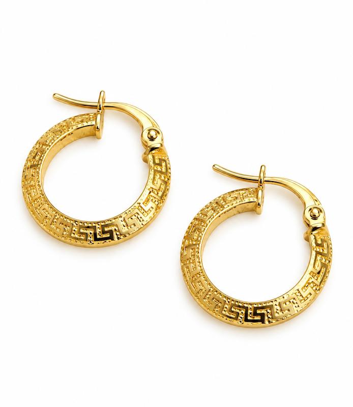 گوشواره زنانه طلا ۱۸ عیار گوشواره لوکس ورساچ گالری طلای الهه