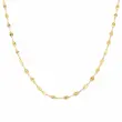 زنجیر زنانه طلا ۱۸ عیار زنجیر پولکی استار ری گلد
