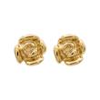 گوشواره طلا ۱۸ عیار گل رز والی گلد