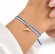دستبند زنانه طلا ۱۸ عیار دستبند دم وال طرح دریا ایلی گالری