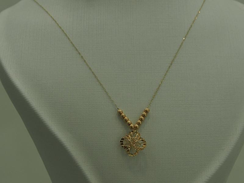 گردنبند زنانه طلا ۱۸ عیار مینیمال لوکس وطن گلد