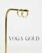 گوشواره زنانه طلا ۱۸ عیار حلقه‌ای وارداتی VoGa GOLD