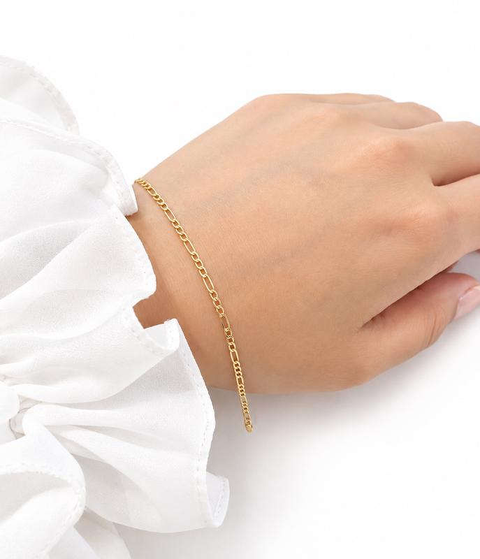 دستبند زنانه طلا ۱۸ عیار فیگارو VoGa GOLD