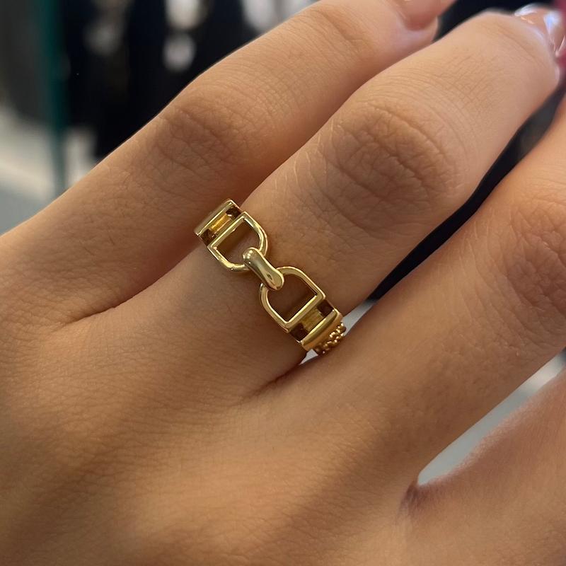 انگشتر طلا ۱۸ عیار انگشتر مسیکا گالری بابل طلا