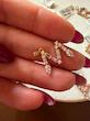 آویز زنانه طلا ۱۸ عیار حرف m طرح جواهر Matows_gold_gallery