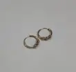 گوشواره طلا ۱۸ عیار مدل سه گوی دلفین گلد گالری