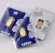 آویز طلا ۱۸ عیار آویز شمش طلا ۱۸ عیار طرح بیضی نگارگری مدل Vetos جواهری ساسانی