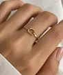 انگشتر زنانه طلا ۱۸ عیار انگشتر لوکس مدل فرد ری گلد