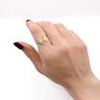 انگشتر زنانه طلا ۱۸ عیار انگشتر بال فرشته گالری امانت Amanat fine jewellery