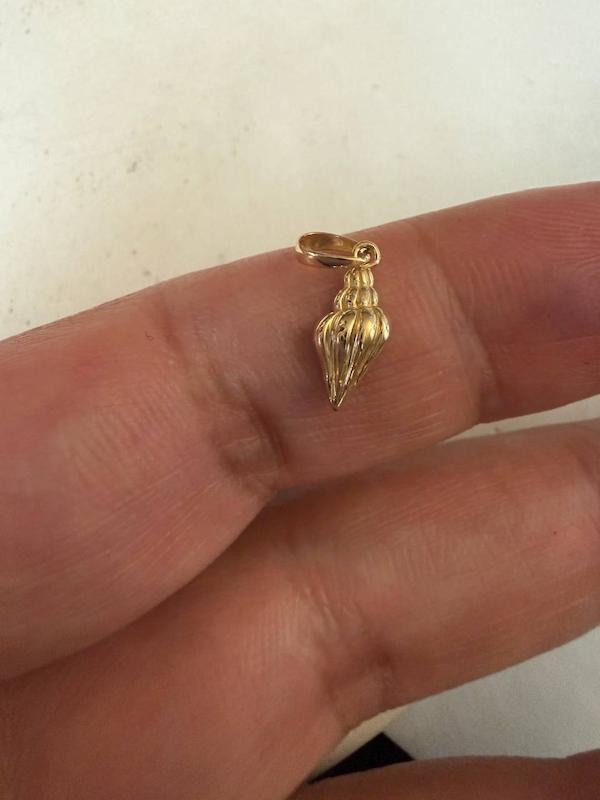 آویز زنانه طلا ۱۸ عیار صدف گوش ماهی Matows_gold_gallery2