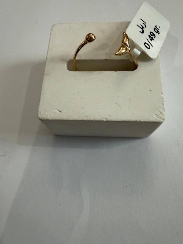 انگشتر زنانه طلا ۱۸ عیار دم وال و گوی Matows_gold_gallery2