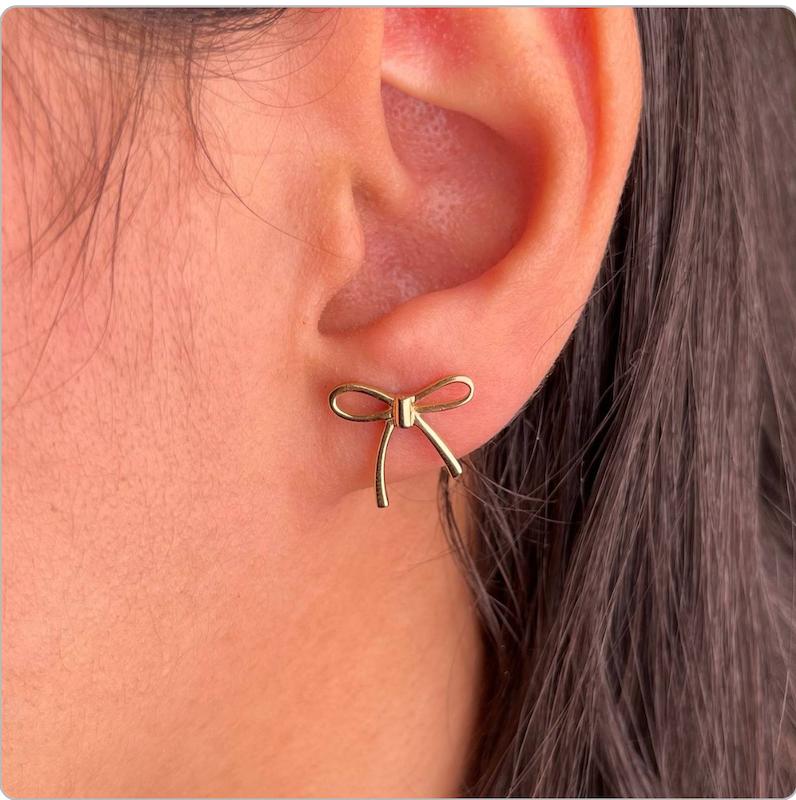 گوشواره طلا ۱۸ عیار پاپیون گالری نارسیس گلد