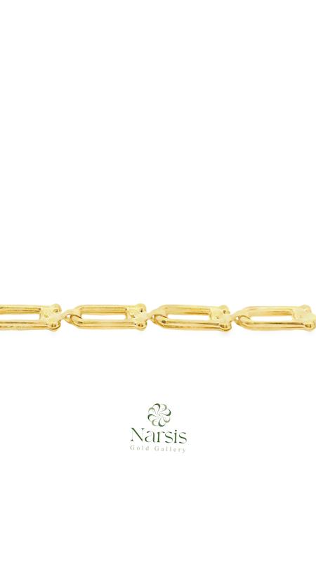 دستبند طلا ۱۸ عیار تی تی گالری نارسیس گلد