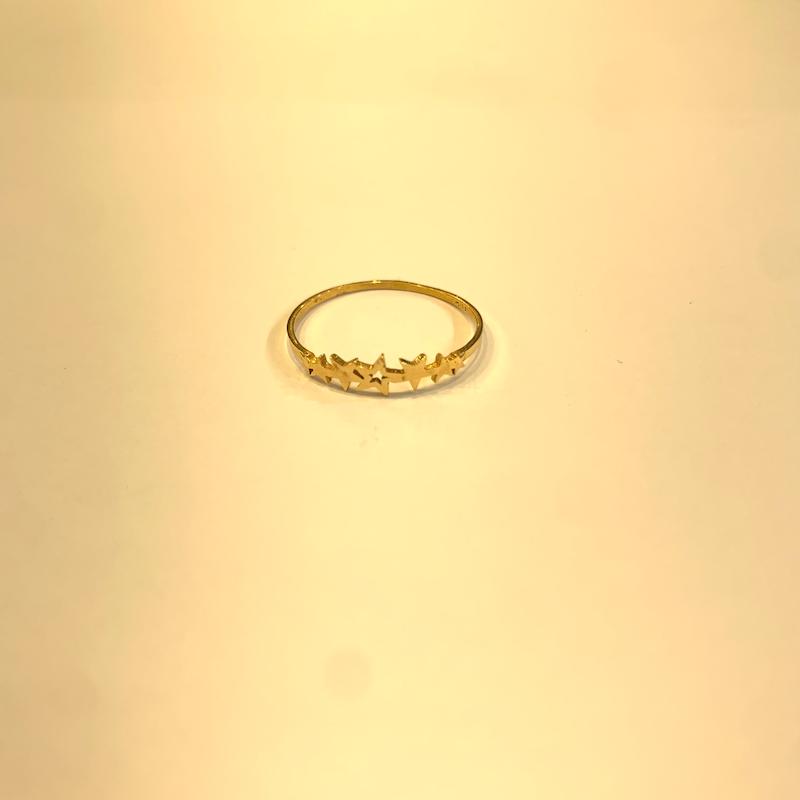 انگشتر طلا ۱۸ عیار ستاره گالری جواهری مهربان