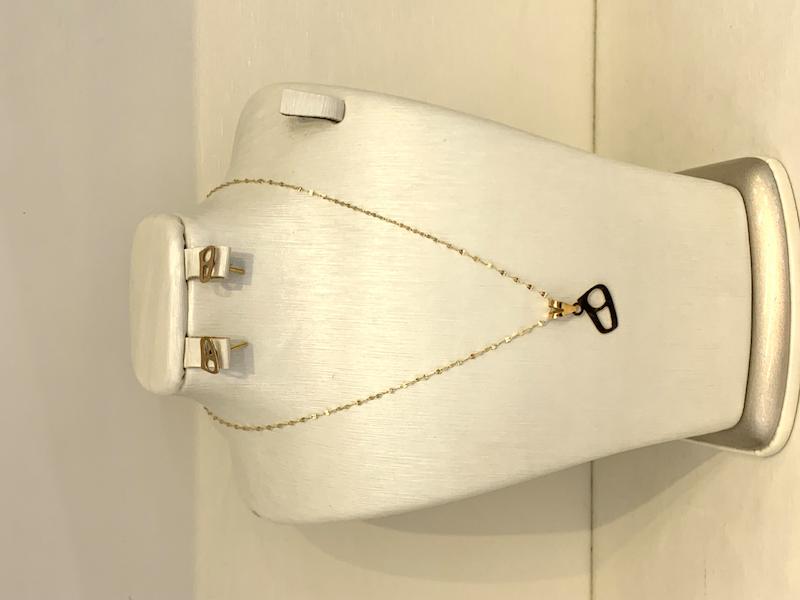 سرویس طلا ۱۸ عیار نیم ست هیچ گالری جواهری مهربان