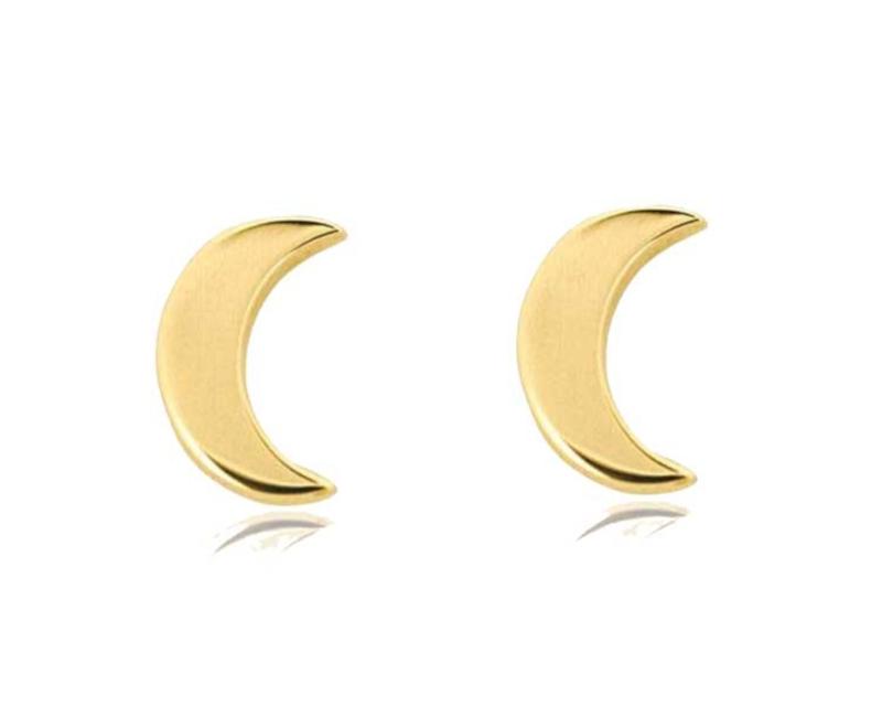 گوشواره طلا ۱۸ عیار ماه برجسته گالری نقشار