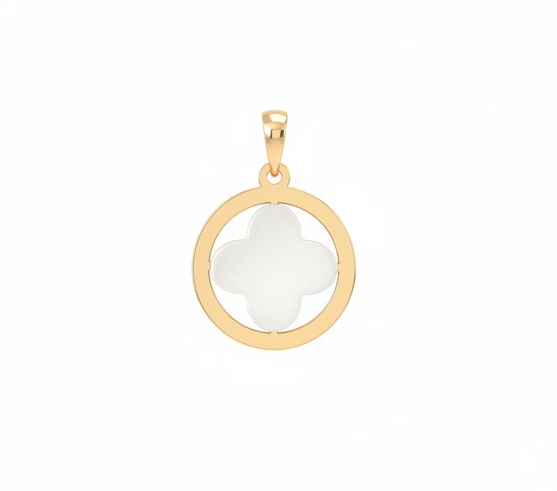 آویز طلا ۱۸ عیار ونکلیف گالری باران گلد