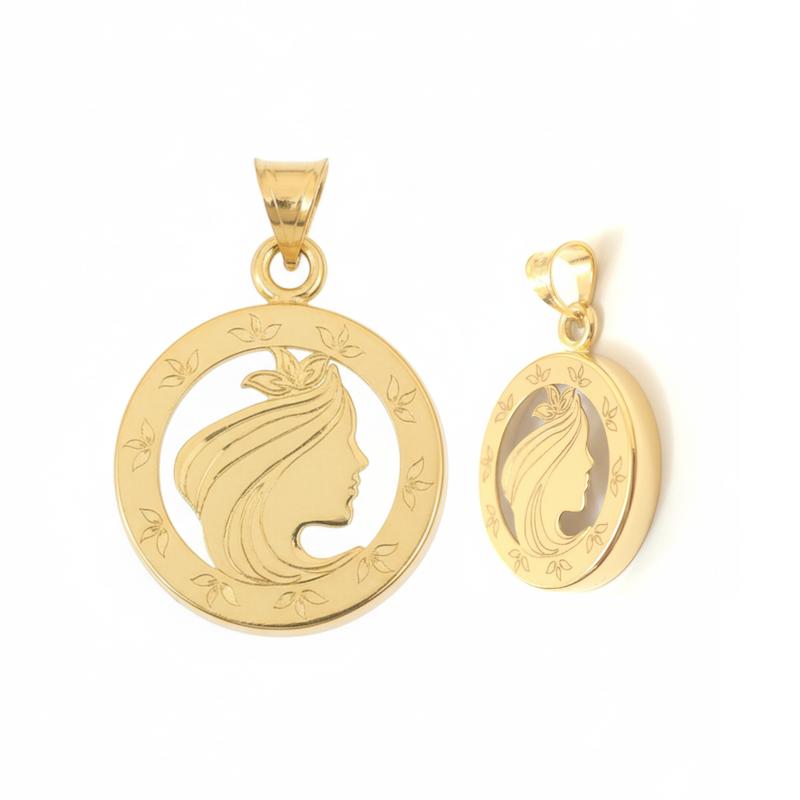 آویز طلا ۱۸ عیار بانو گالری باران گلد