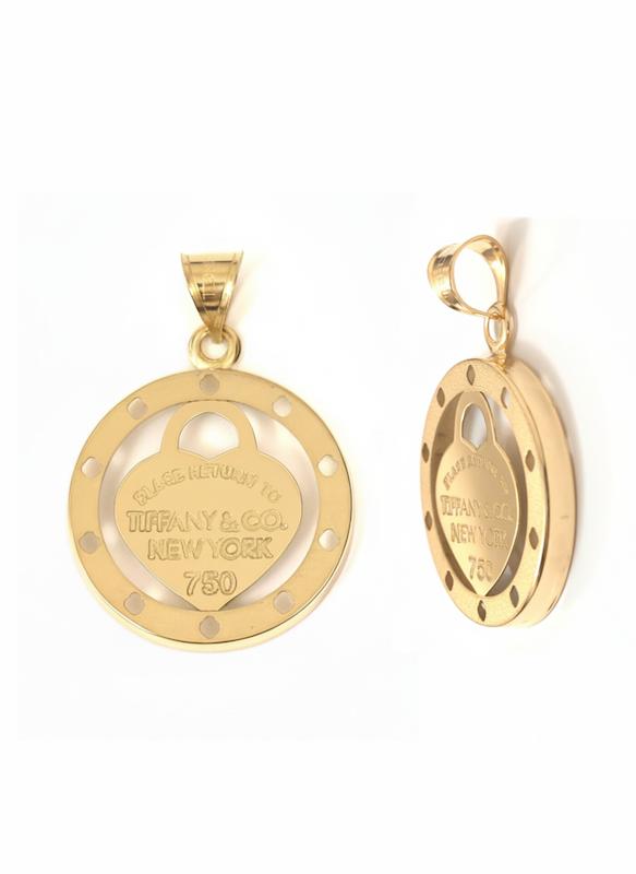 آویز طلا ۱۸ عیار تیفانی گالری باران گلد