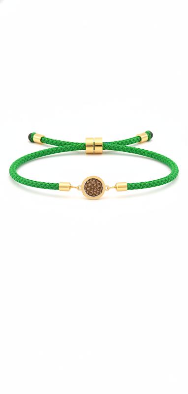 دستبند طلا ۱۸ عیار گوی درخشان گالری باران گلد