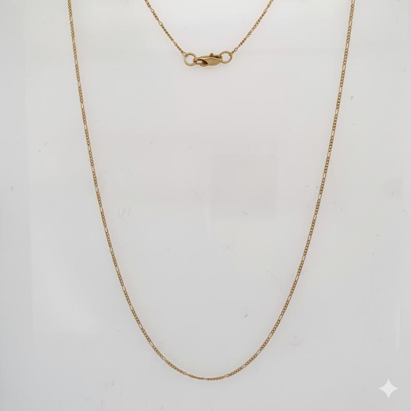 زنجیر طلا ۱۸ عیار فیگارو گالری حسینی زاده