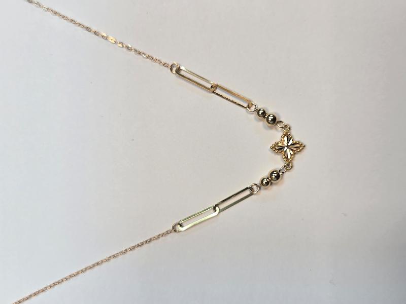 گردنبند طلا ۱۸ عیار توپی زرین گالری پریدخت