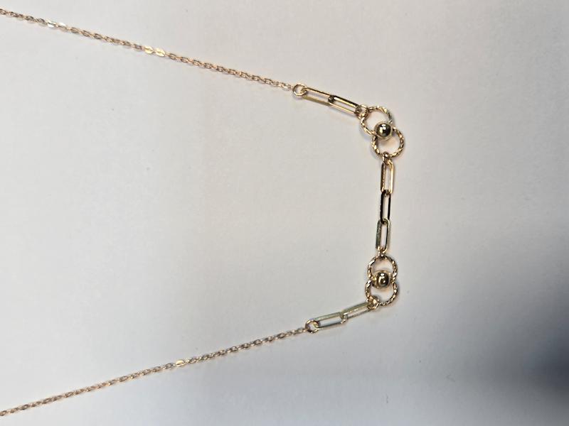 گردنبند طلا ۱۸ عیار توپی زرین گالری پریدخت