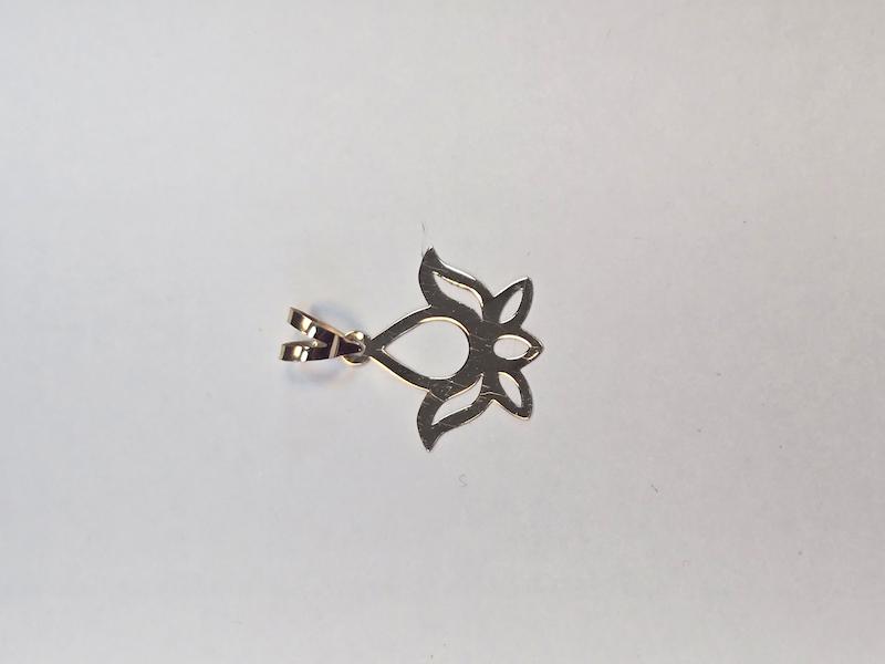 آویز طلا ۱۸ عیار لوتوس گالری پریدخت