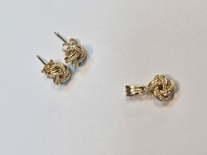 سرویس طلا ۱۸ عیار گره گالری پریدخت