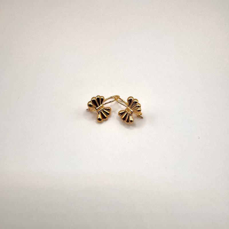 گوشواره طلا ۱۸ عیار پاپیون گالری طلای آماندا