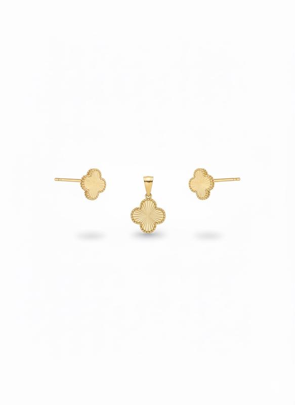 سرویس طلا ۱۸ عیار ونکلیف تراش گالری طلا سرور گلد