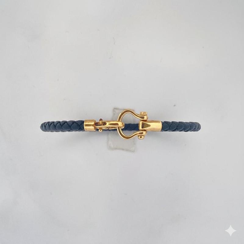 دستبند طلا ۱۸ عیار امگا گالری حسینی زاده