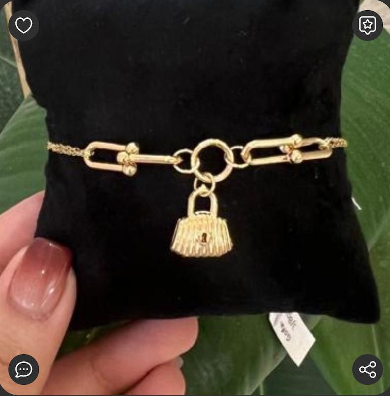 دستبند طلا ۱۸ عیار زنجیری گالری بابل طلا