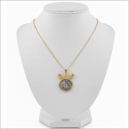 آویز طلا ۱۸ عیار سیم ‌وزر اشکانی تاس گالری