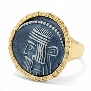 انگشتر طلا ۱۸ عیار سیم و زر تاس گالری