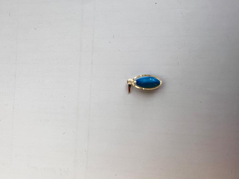 آویز طلا ۱۸ عیار مرواریدی تاس گالری