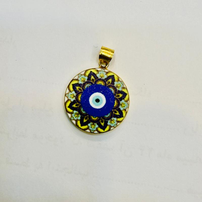 آویز طلا ۱۸ عیار چشم گالری الیاگلد